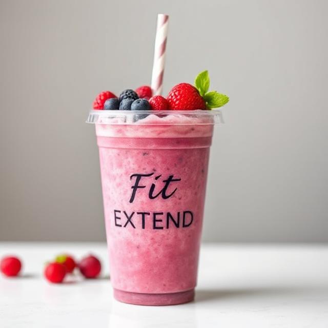 Berry Bliss Vegan Protein Smoothie