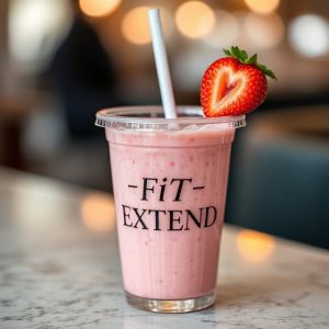 Strawberry Vegan Protein Smoothie